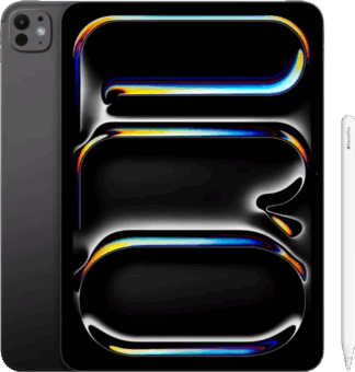 Apple iPad Pro (2024) 11 inch 256 GB Wifi Zwart + Apple Pencil Pro