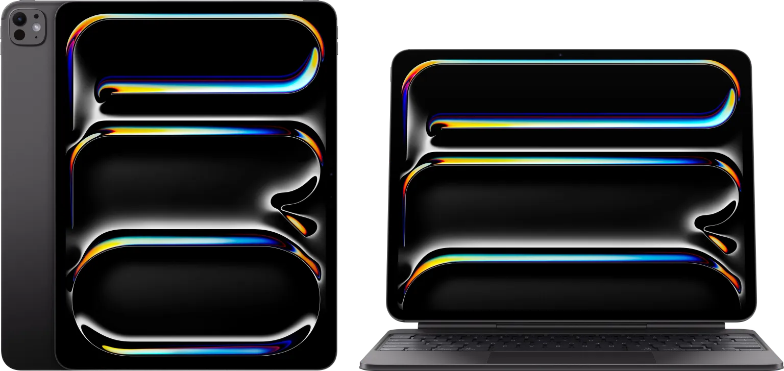 Apple iPad Pro (2024) 13 inch 256GB Wifi Zwart + Apple Magic Keyboard QWERTY