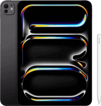 Apple iPad Pro (2024) Nano 11 inch 2 TB Wifi + 5G Zwart + Apple Pencil Pro