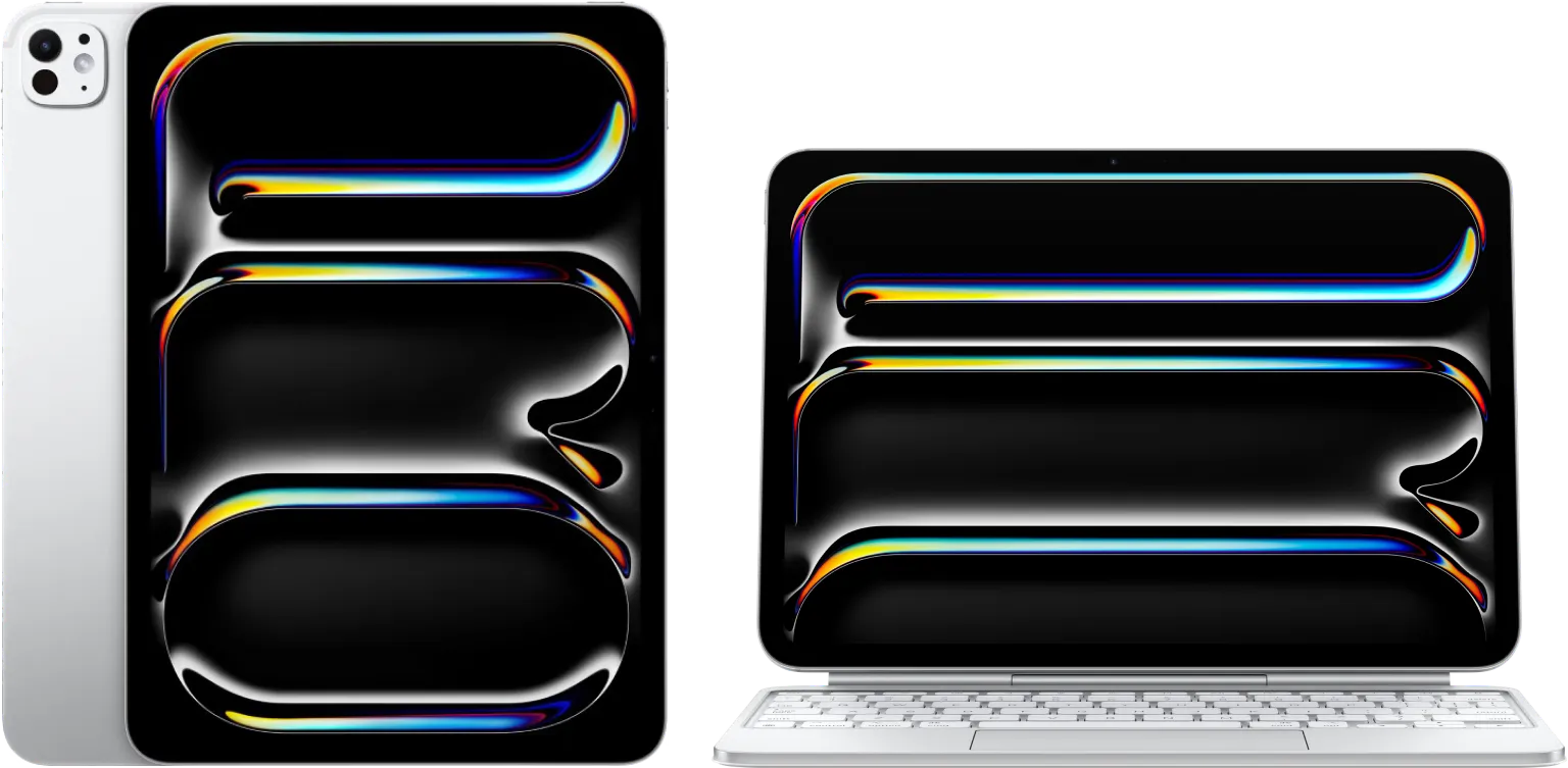 Apple iPad Pro (2024) Nano 11 inch 2TB Wifi Zilver + Apple Magic Keyboard QWERTY