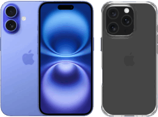 Apple iPhone 16 128GB Blauw + BlueBuilt Protective Back Cover Transparant