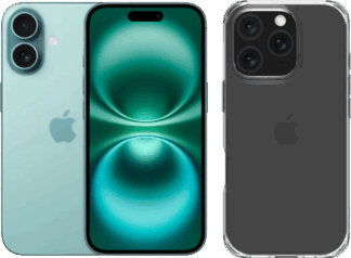 Apple iPhone 16 128GB Groen + BlueBuilt Protective Back Cover Transparant