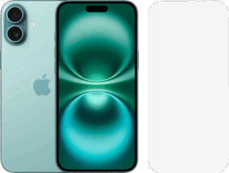 Apple iPhone 16 Plus 256GB Groen + BlueBuilt Screenprotector Glas