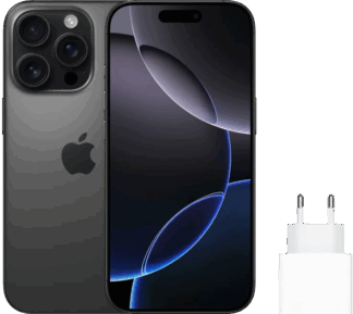 Apple iPhone 16 Pro 256GB Black Titanium + Apple Snellader