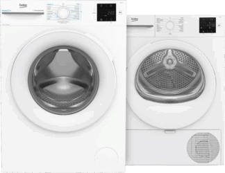 Beko BM3WFU38412CW EnergySpin + Beko BM3T38232CW