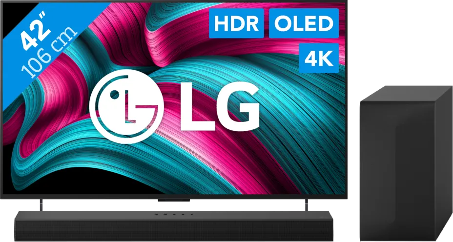 LG 42" OLED EVO C54 4K (2025) + LG DS60TR