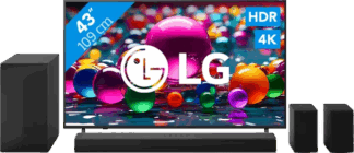 LG 43" 4K Smart UA75 + LG DS60TR
