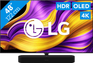 LG 48" OLED EVO G56 4K (2025) + Sonos Beam Gen2 Zwart
