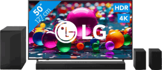 LG 50" 4K Smart UA75 + LG DS60TR