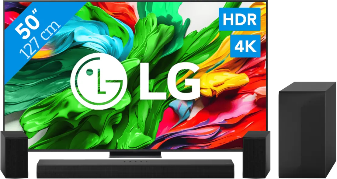 LG 50" QNED86 EVO 4K (2025) + LG DS60TR