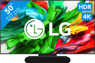 LG 50" QNED86 EVO 4K (2025) + Sonos Ray Zwart