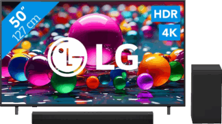 LG 50" Smart UA75 4K (2025) + LG DS40T