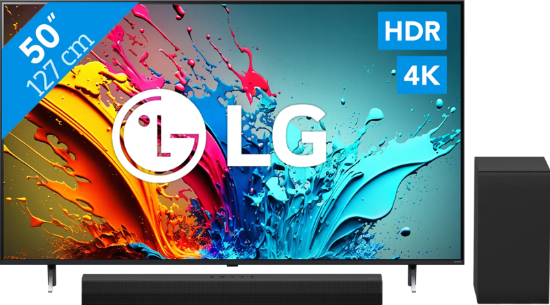 LG 50QNED85T6A (2024) + Soundbar