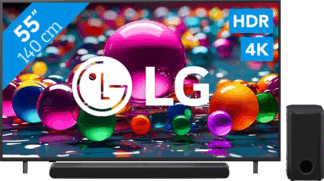 LG 55" 4K Smart UA75 + LG DS77TY