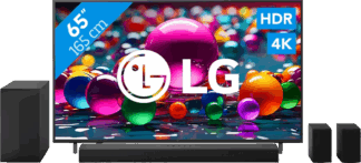 LG 65" 4K Smart UA75 + LG DS60TR