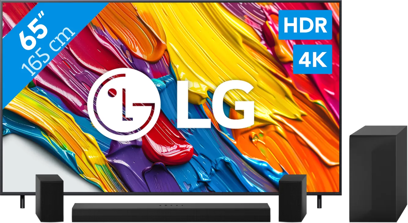 LG 65" QNED82 4K (2025) + LG DS60TR
