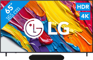 LG 65" QNED82 4K (2025) + Sonos Ray Zwart