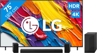 LG 75" QNED82 4K (2025) + LG DS60TR