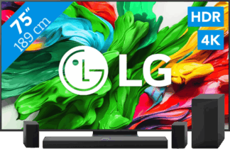 LG 75" QNED86 EVO 4K (2025) + LG DS70TR