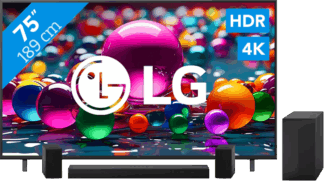 LG 75" Smart UA75 4K (2025) + LG DS60TR