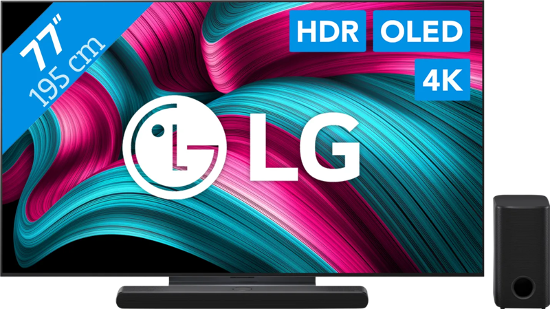 LG 77" OLED EVO C54 4K (2025) + LG DS77TY