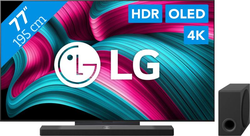 LG 77" OLED EVO C54 4K (2025) + LG DS95TR