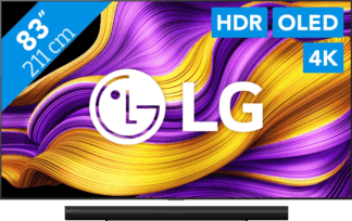 LG 83" OLED EVO G55 4K (2025) + Sonos Arc Ultra Zwart