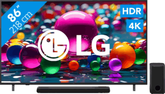 LG 86" 4K Smart UA75 + LG DS77TY