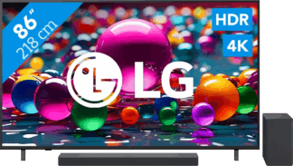 LG 86" 4K Smart UA75 + LG DSC9S