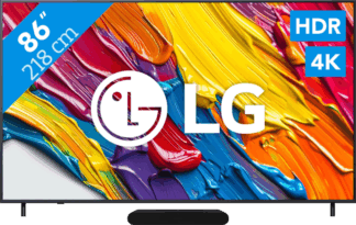 LG 86" QNED82 4K (2025) + Sonos Ray Zwart