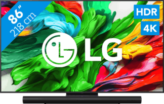 LG 86" QNED86 EVO 4K (2025) + Sonos Arc Ultra Zwart