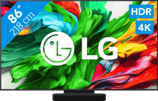 LG 86" QNED86 EVO 4K (2025) + Sonos Beam Gen2 Zwart