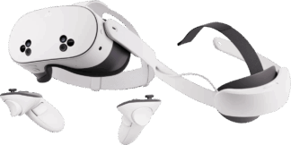 Meta Quest 3S 128GB + Elite Strap met batterij