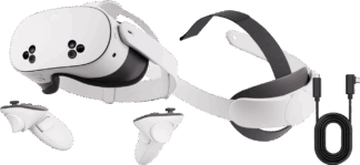 Meta Quest 3S 128GB + Link Cable + Elite Strap