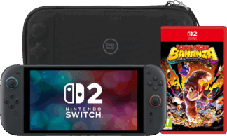 Nintendo Switch 2 + Donkey Kong Bananza + BlueBuilt Beschermhoes