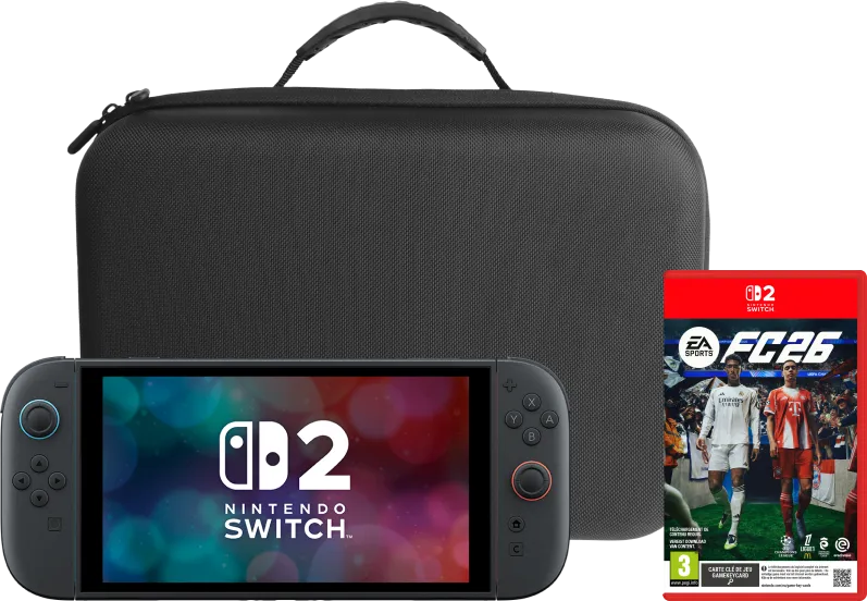Nintendo Switch 2 + EA Sports FC 26 + BlueBuilt Travelcase