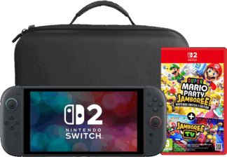 Nintendo Switch 2 + Super Mario Party Jamboree + BlueBuilt Travelcase XL