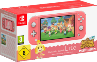Nintendo Switch Lite Animal Crossing New Horizons Editie Roze