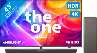 Philips Ambilight 43'' PUS9000 QLED 4K (2025) + Philips TAB8200