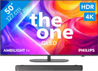 Philips Ambilight 50'' PUS9000 QLED 4K (2025) + Philips TAB5109