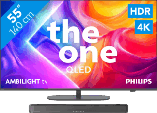 Philips Ambilight 55'' PUS9000 QLED 4K (2025) + Philips TAB5109
