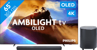 Philips Ambilight 65'' OLED760 4K (2025) + JBL Bar 500 M2 Zwart