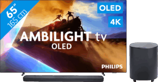 Philips Ambilight 65'' OLED760 4K (2025) + JBL Bar 800 M2 Zwart