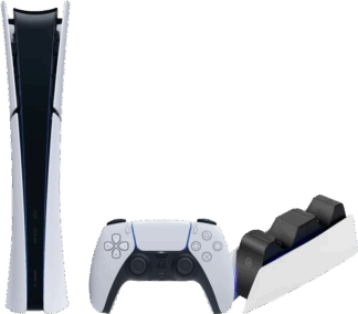 PlayStation 5 Slim Digital Edition + BlueBuilt oplaadstation