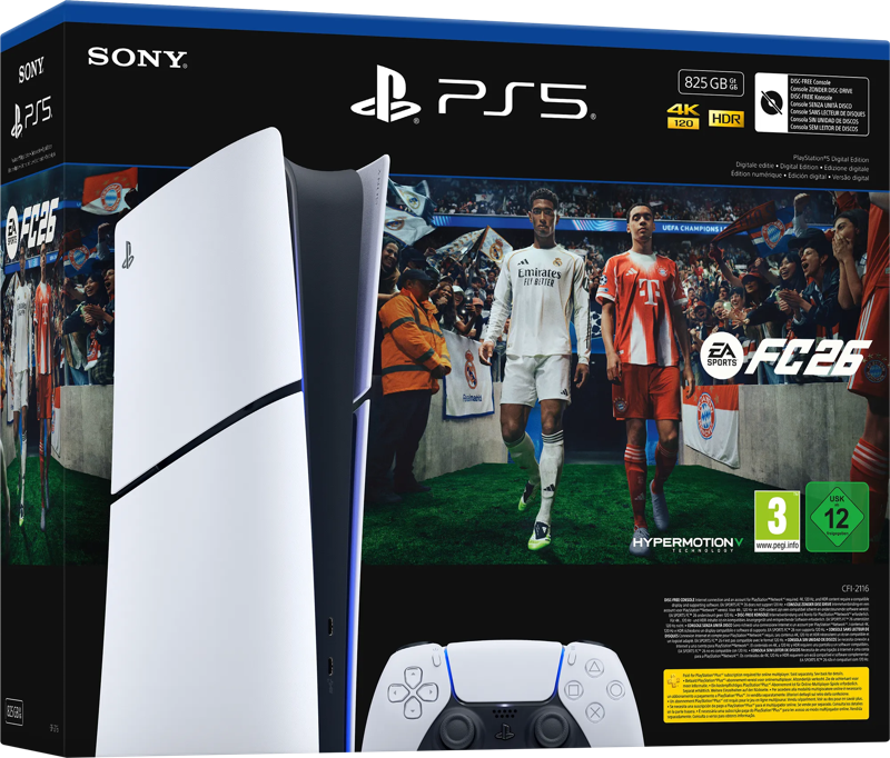 PlayStation 5 Slim Digital Edition + EA Sports FC 26