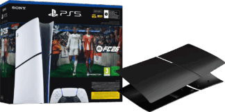 PlayStation 5 Slim Digital Edition + FC 26 + Covers Zwart