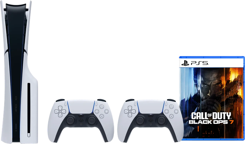 PlayStation 5 Slim Disc Edition + Call of Duty: Black Ops 7 + Extra Controller Wit