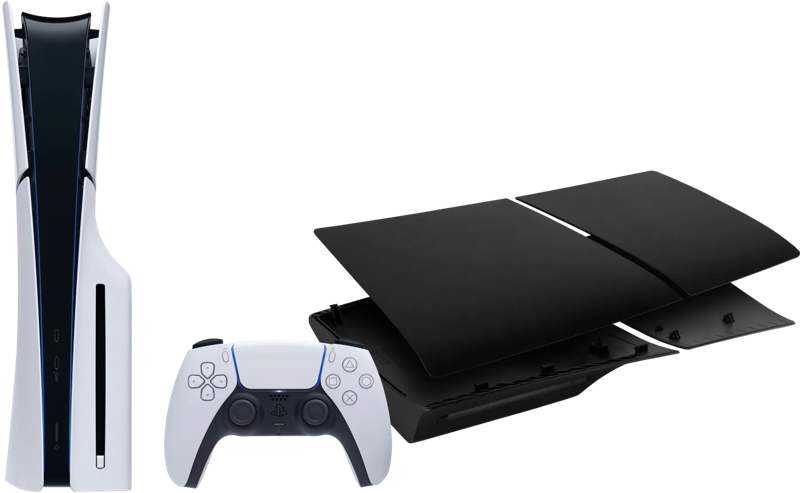 PlayStation 5 Slim Disc Edition + Covers Zwart