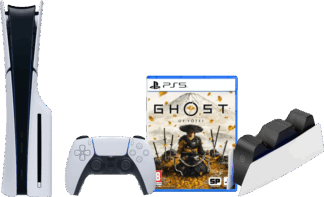 PlayStation 5 Slim Disc Edition + Ghost of Yotei + Oplaadstation