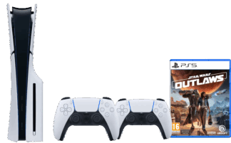 PlayStation 5 Slim Disc Edition + Star Wars Outlaws + Extra Controller Wit